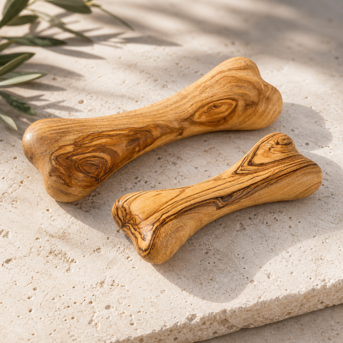 Os à mâcher en bois d'olivier