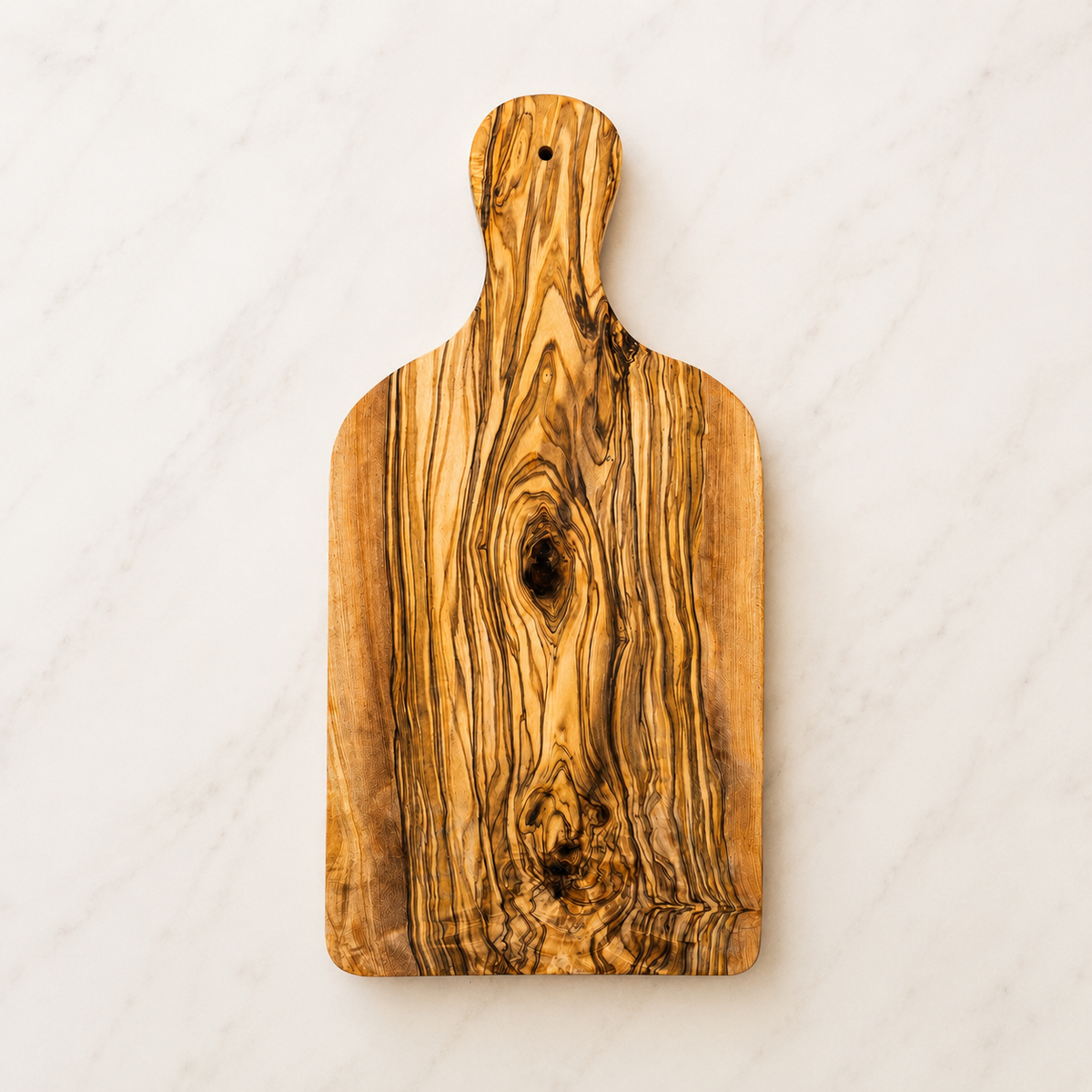 Petite planche à découper en bois d'olivier 25 cm