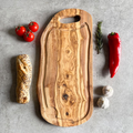 Grande planche de service en bois d'olivier 45 cm