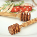 Cuillère à miel artisanale en bois d'olivier