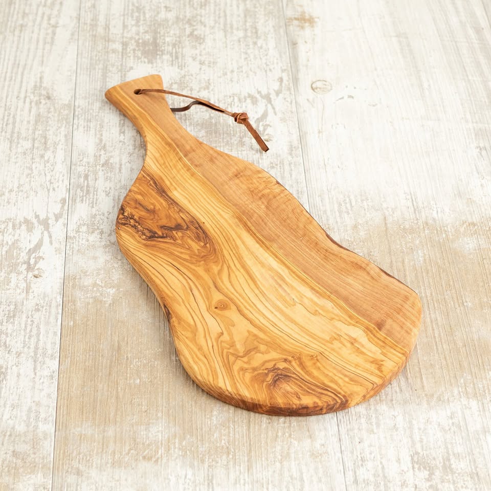 Planche à fromage en bois d'olivier