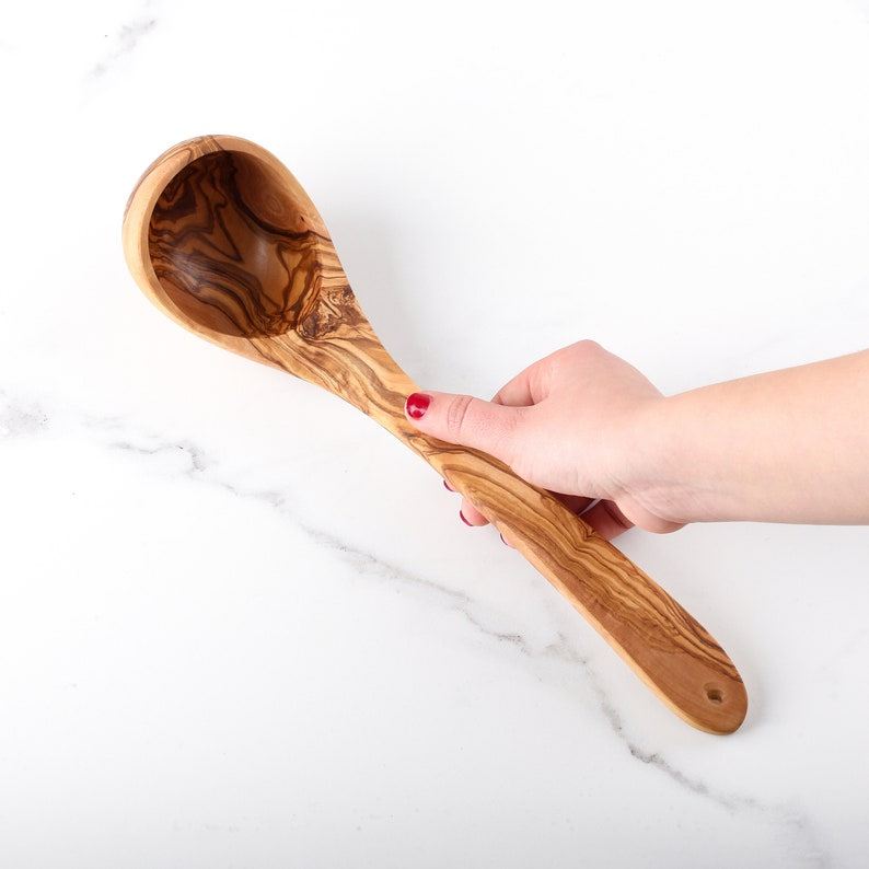 Louche à soupe artisanale