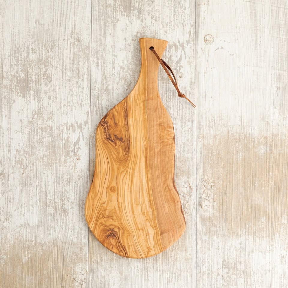 Planche à fromage en bois d'olivier