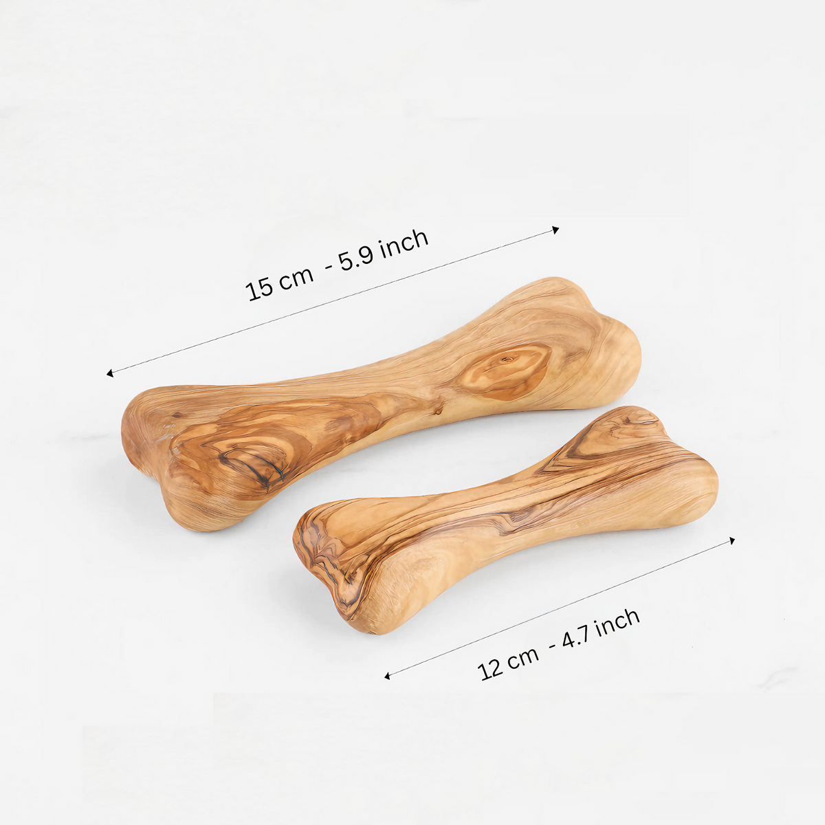 Os à mâcher en bois d'olivier