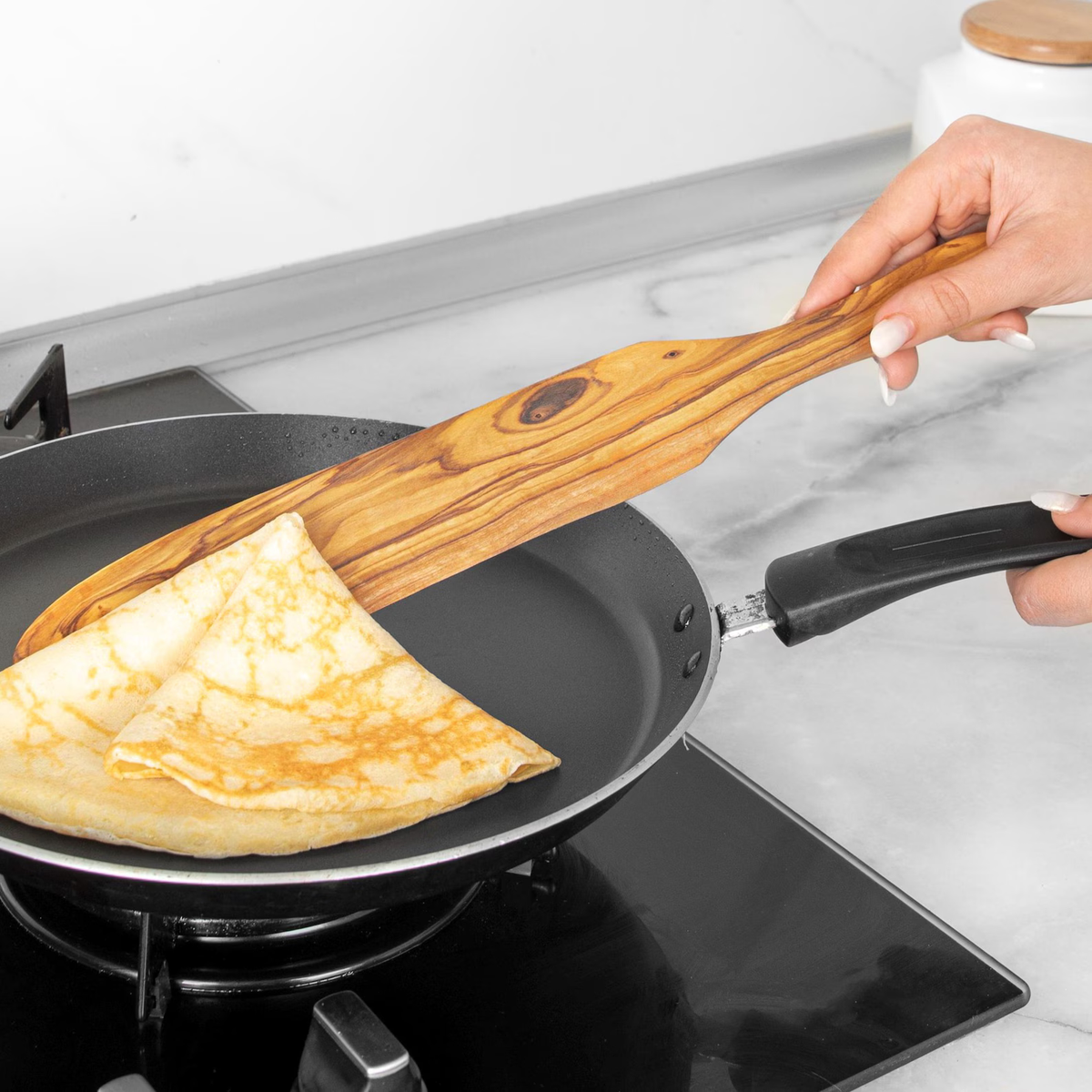 spatule à effet crépi fait main