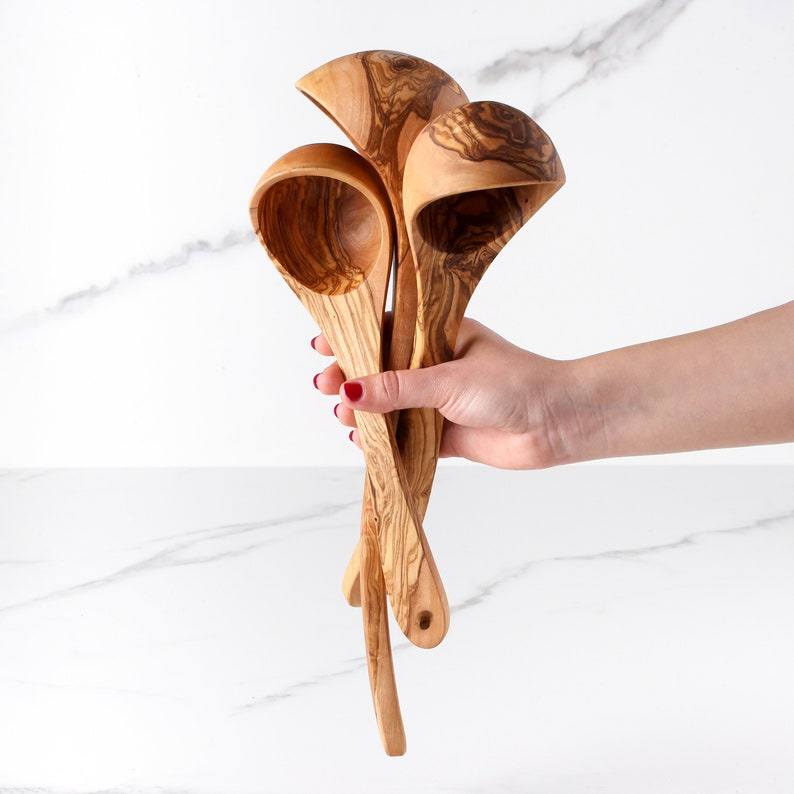 Louche à soupe artisanale