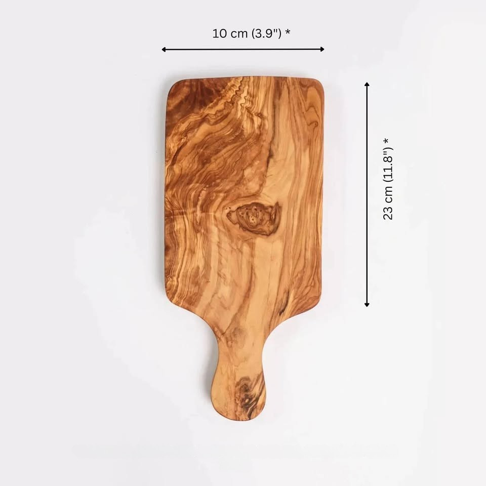 Planche à découper compacte en bois d'olivier